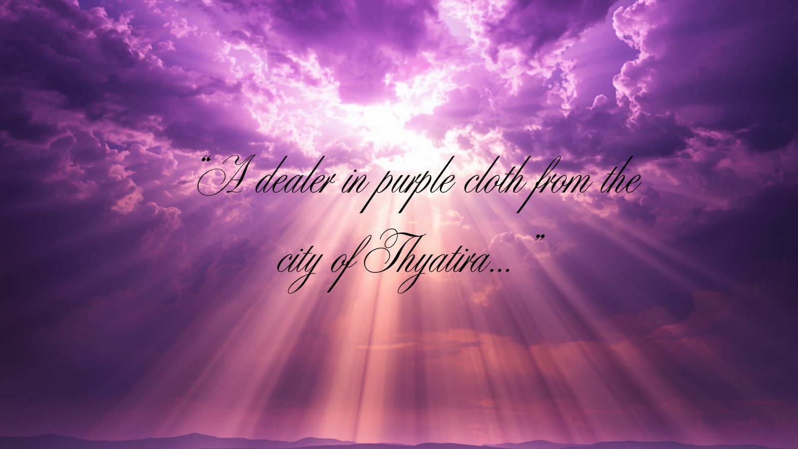 Purple Meaning in the Bible