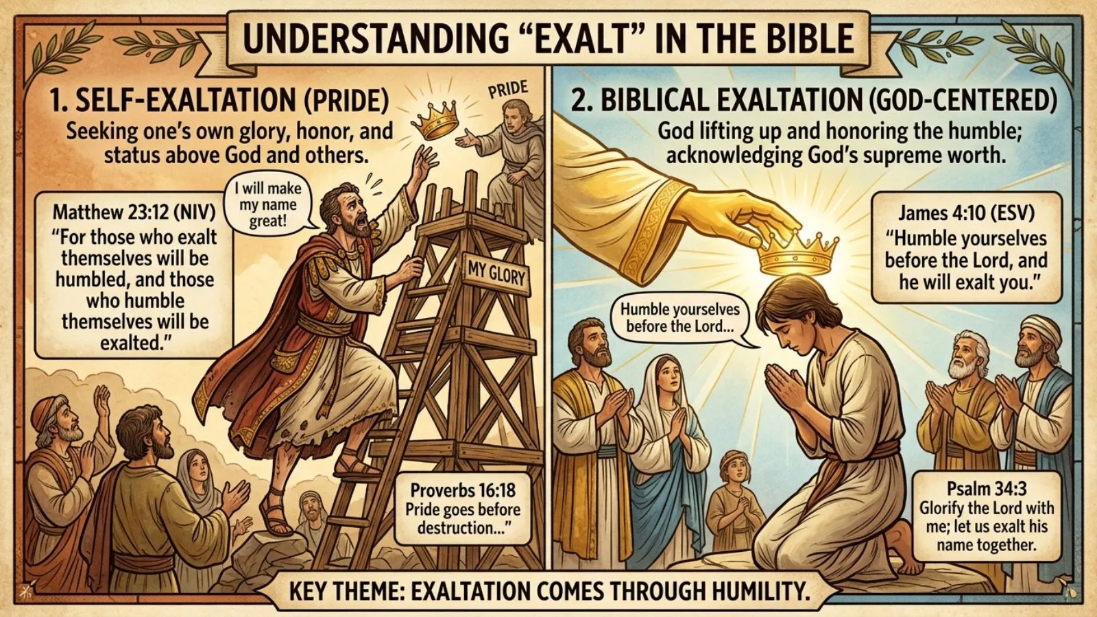 Exalt Meaning in the Bible