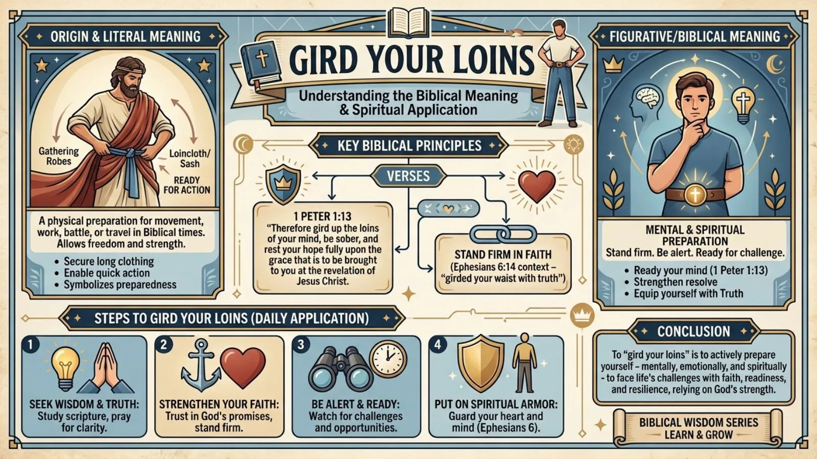 Gird Your Loins Meaning Bible