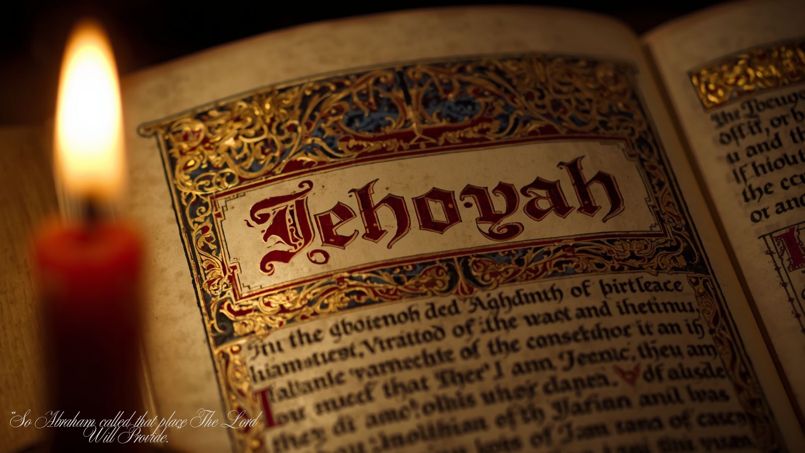 Jehovah Meaning in the Bible
