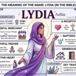 Lydia Name Meaning in Bible