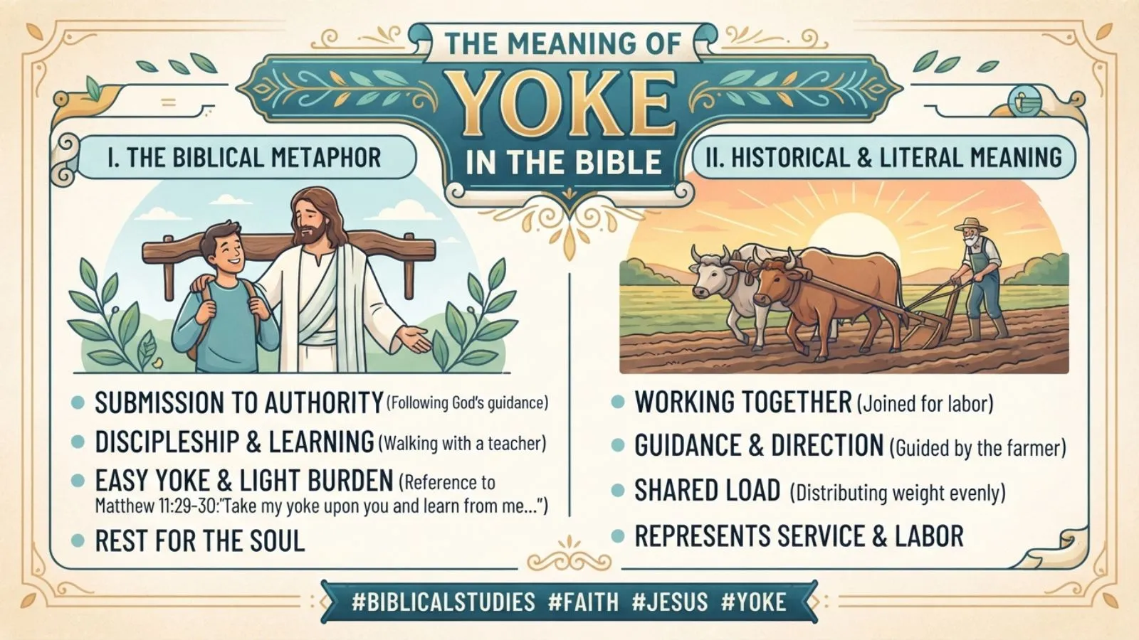 meaning of yoke in the bible