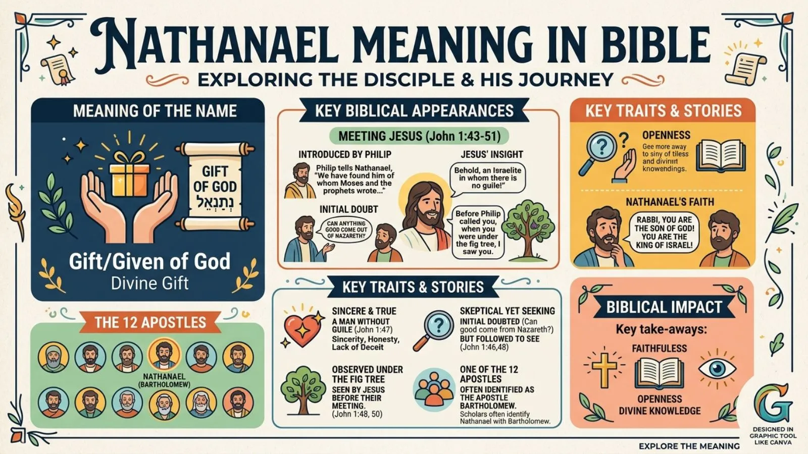 Nathanael Meaning in Bible