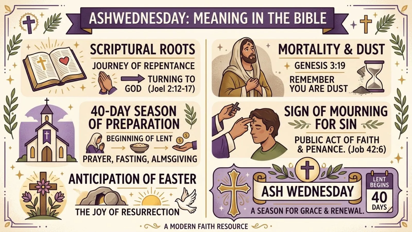 Ash Wednesday Meaning in the Bible