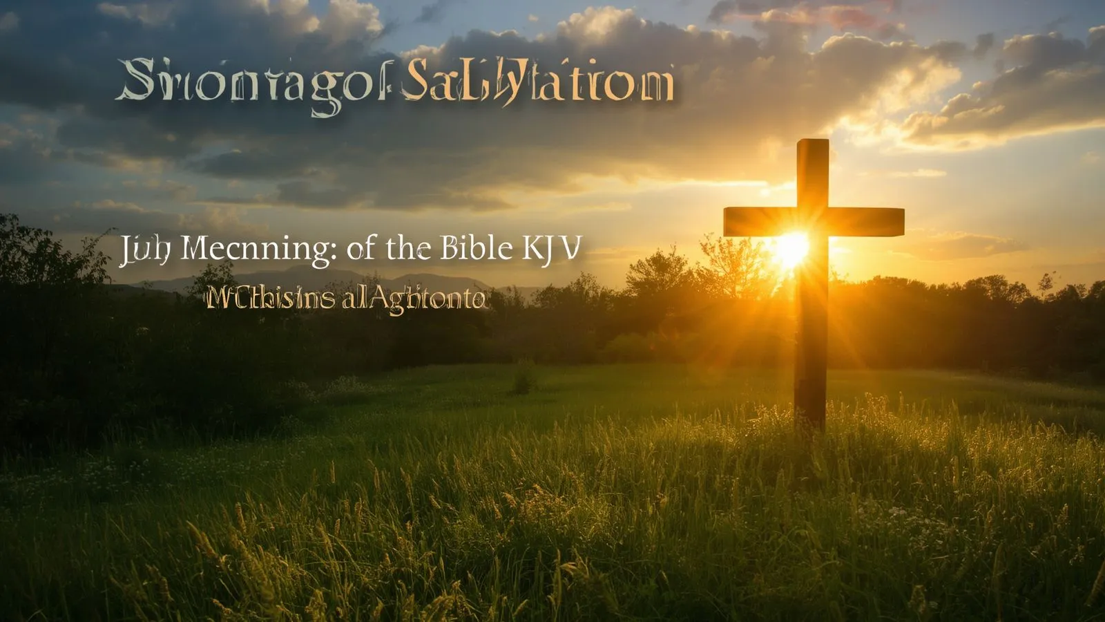 Meaning of Salvation in the Bible KJV
