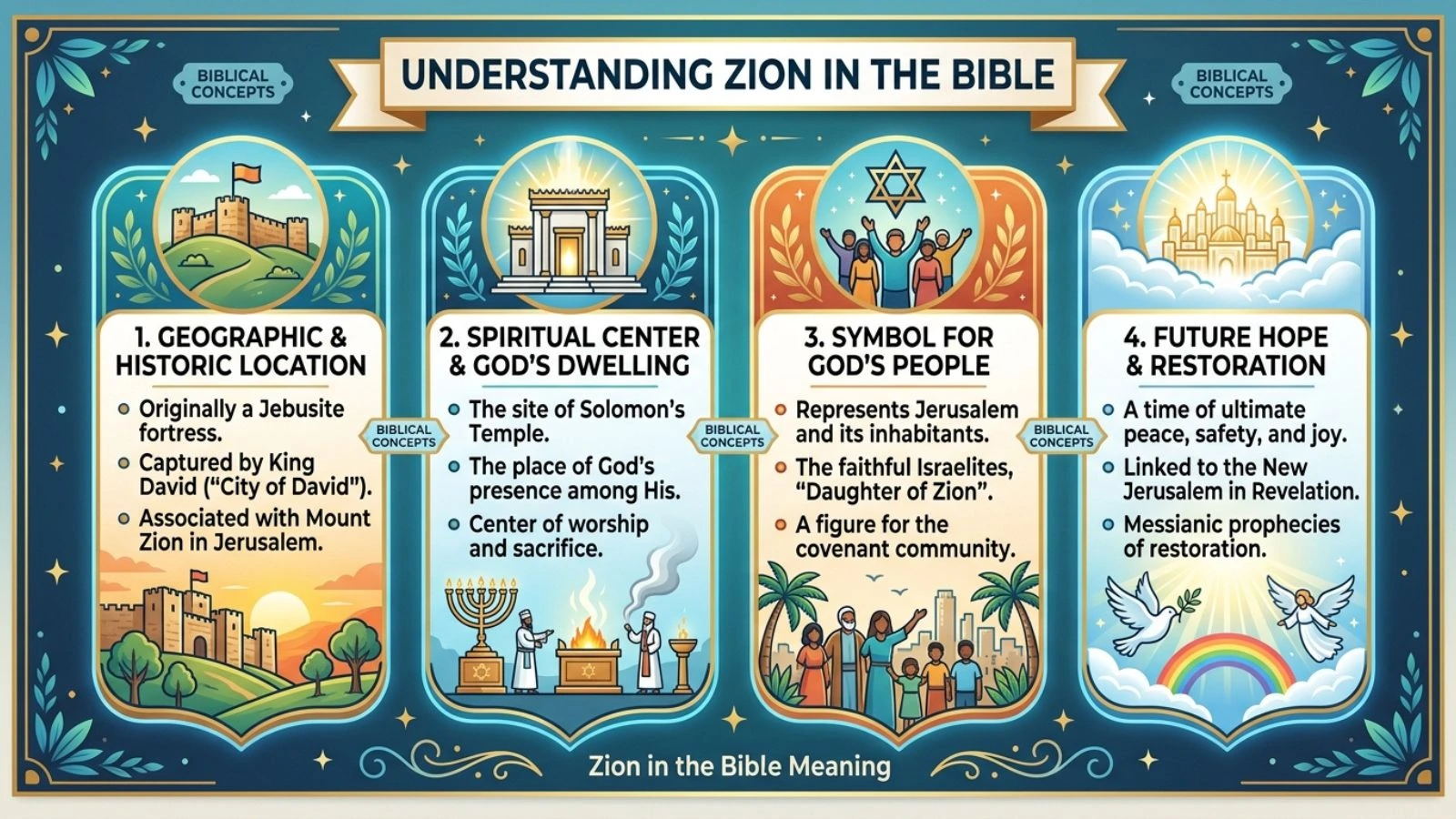 Zion in the Bible Meaning
